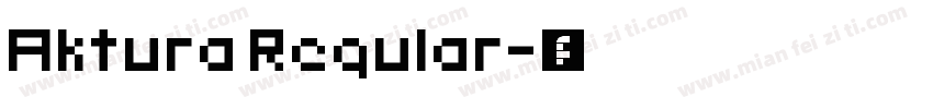 Aktura Regular字体转换